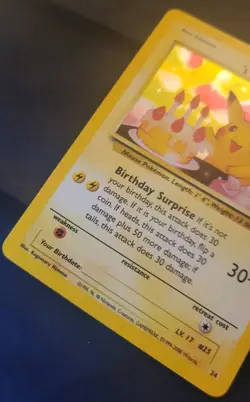 _'s Pikachu 24 Birthday Wizards Black Star Promos Promo - Image 5