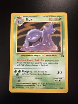 Muk 13/62 Holo Fossil - Pokemon - Image 1