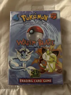 Pokemon Water Blast Theme Deck 1999 WOTC Jungle TCG Vintage Brand New 742818060691 - Image 1