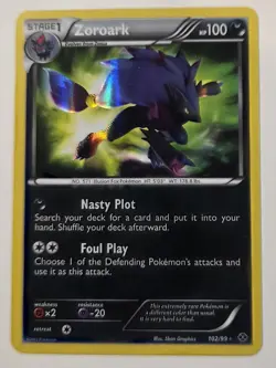 Pokemon TCG Zoroark Shiny Holo Secret Rare 102/99 Next Destinies NM - Image 1