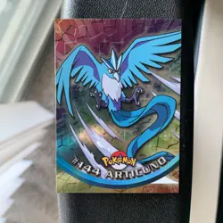 1999 Pokemon, Topps Chrome, #144 Articuno, Foil LP - Image 1