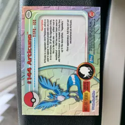 1999 Pokemon, Topps Chrome, #144 Articuno, Foil LP - Image 4