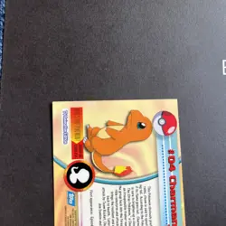Charmander #04 Topps TV Animation Edition Blue Label Non Holo Pokemon 1999 - Image 4