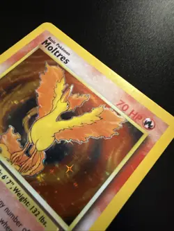 Moltres Fossil Holo Rare 12/62 Unlimited Pokemon - Image 3