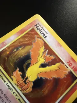 Moltres Fossil Holo Rare 12/62 Unlimited Pokemon - Image 4