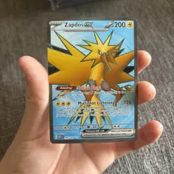 Zapdos ex 192/165 - Pokemon TCG -Scarlet & Violet 151 Ultra Rare Holo - Image 1
