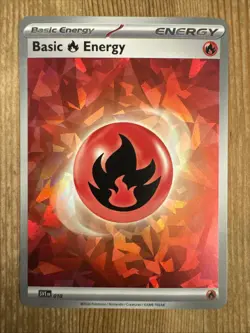 BASIC FIRE ENERGY 010 CRACKED ICE TERAPAGOS UPC POKEMON - Image 1
