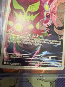 Pokemon Cynthia's Spiritomb Full Art Holo Rare 244/217 Basic 70 HP TCG - Image 4