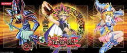 set of 4 Yugioh 2 Dark Magician Girl +2 Blue-Eyes white Dragon Playmat Mouse Mat - Image 5