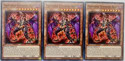 Yu-Gi-Oh! - 3X Phantasmal Summoning Beast PHNI-EN014 - 1st Ed- NM/M - Phantom N - Image 1
