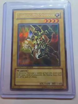 Elemental Hero Sparkman YSD-ENS01 Yugioh TCG Ultra Rare Limited Edition NM - Image 3