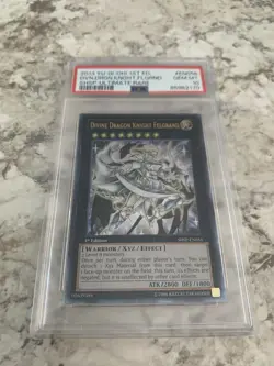 Yugioh Divine Dragon Knight Felgrand SHSP-EN056 1st Ultimate Rare PSA 10 - Image 1