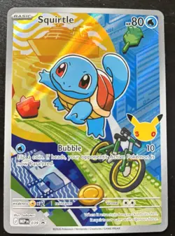 Pokemon Squirtle ME Promo #039 Stamped Holo Basic Card English 2026 - Image 1