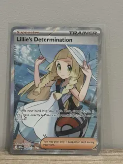 Pokemon Lillie's Determination 169/132 Me01 Trainer Ultra Rare Holo Card 2025 - Image 1