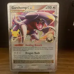 Pokemon TCG Celebrations 25th Anniversary Garchomp C LV.X Holo Card 145/147 NM - Image 1