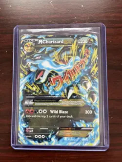 Pokemon Mega M Charizard EX Card 69/106 Flashfire Ultra Rare - Image 1