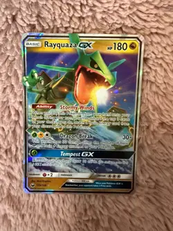 Rayquaza GX (109/168) celestial storm Pokemon Card - NM - Image 1