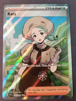 Pokemon Cards Katy SVI Scarlet & Violet Ultra Rare Card 237/198 Katy Trainer NM - Image 1