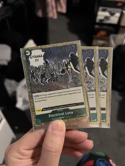 One Piece TCG Electrical Luna Two Legends R Foil Card OP08-036 x3 NM Fast Ship - Image 1