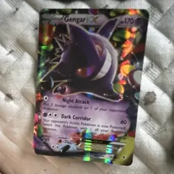 Pokemon Gengar EX Ultra Rare Holo XY Phantom Forces 34/119 HP 170 Card - Image 1