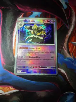 Pokemon TCG Dusknoir Master Ball Pattern Sv: Prismatic Evolutions Holo Card - Image 1