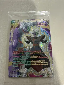 Fused Zamasu, Deviant Tenacity BT23-135 SPR Special Rare Gold Dragon Ball Card - Image 1
