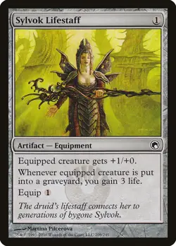 Sylvok Lifestaff - NM - C - MTG - Image 1