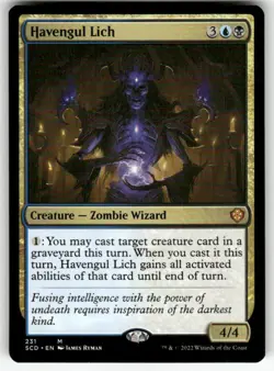 HAVENGUL LICH #231 MTG STARTER COMMANDER DECKS MYTHIC - Image 1