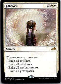 Farewell 13 Rare Kamigawa: Neon Dynasty Magic: The Gathering Near Mint - Image 1