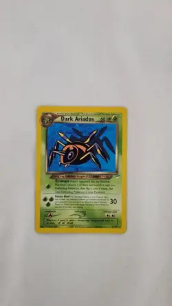 Pokemon 2000 TCG Dark Ariados Non Holo Rare. Card # 17/105. - Image 1