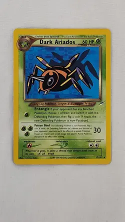 Pokemon 2000 TCG Dark Ariados Non Holo Rare. Card # 17/105. - Image 4