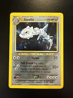 Steelix 15/111 Neo Genesis 2000 Holo Rare WOTC Pokemon - Image 1