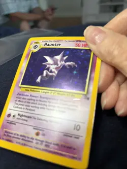 Pokemon Haunter Holo Fossil 6/62 RARE 1999 Wizards - Image 2