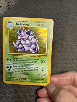 Pokemon NIDOKING Holo 11/102 Rare Wizards 1999 - Image 1