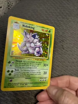 Pokemon NIDOKING Holo 11/102 Rare Wizards 1999 - Image 2