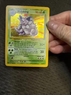 Pokemon NIDOKING Holo 11/102 Rare Wizards 1999 - Image 5