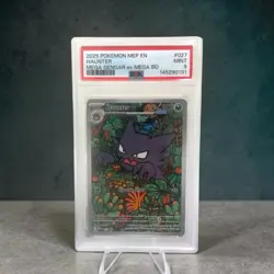 Pokemon 2025 Mega Evolution Promo Hunter Promo 027 PSA 9 - Image 1