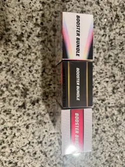 3 Pokemon TCG Booster Bundles-Prismatic Evolutions-Phantasmal Flames-White Flare - Image 2