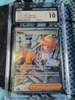Pokemon Mela SV04: Paradox Rift Holo Special Illustration Rare 254/182 CGC 10 - Image 1