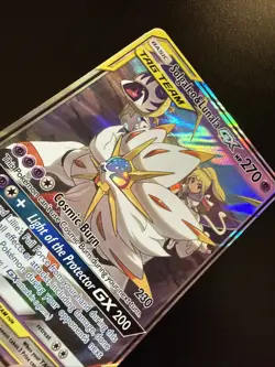 Sun & Moon Cosmic Eclipse Solgaleo & Lunala Tag Team Gx Pokemon - Image 3