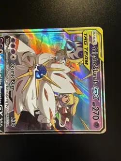 Sun & Moon Cosmic Eclipse Solgaleo & Lunala Tag Team Gx Pokemon - Image 4