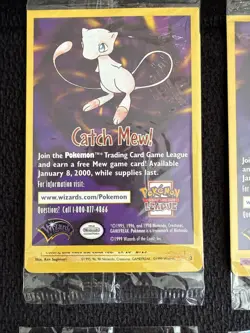 Pokemon The First Movie DRAGONITE MEWTWO ELECTABUZZ PIKACHU WB Promo 1999 Sealed - Image 2