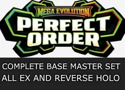 Pokemon Perfect Order Master Base Set 100% Complete ME03 including All RH & EX - Image 1