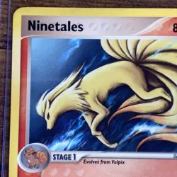 2005 Pokemon EX Emerald Ninetales 38/106 Uncommon Non-Holo Vintage Rare - Image 3
