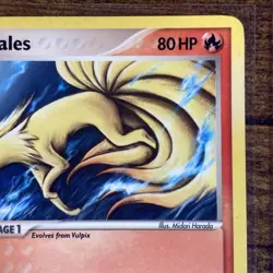 2005 Pokemon EX Emerald Ninetales 38/106 Uncommon Non-Holo Vintage Rare - Image 4