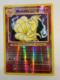 Pokemon TCG Ninetales XY Evolutions 15/108 Reverse Holofoil 2016 - Image 1