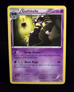Pokemon TCG - GOTHITELLE - 57/124 - RARE - BW: DRAGONS EXALTED (2012) - MP - Image 1