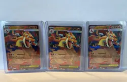 2026 Pokemon Ascended Heroes Lot Of 3 Mega Charizard Y EX #022 - Image 1