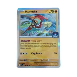 Pokemon TCG 1x Hawlucha Gym Stamp Asia Exclusive SV1EN 118/198 - Near Mint - Image 1