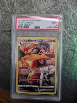 Pokemon TCG Charizard Trainer Gallery TG03/TG30 PSA 9 Lost Origin English Mint - Image 1